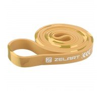 Резина петля для подтягиваний и тренировок лента силовая Zelart POWER BANDS FI-7695-2 (латекс, размер 2080x21x4,5мм, жесткость S, хаки- камуфляж)