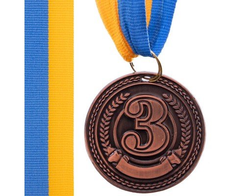 Медаль спортивная с лентой SP-Sport CELEBRITY ø4,5см C-6406 (металл, ø4,5см, 20g1-золото, 2- серебро,3-бронза)