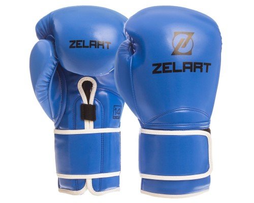 Перчатки боксерские на липучке PU Zelart BO-1391 (размер 10-14oz, цвета в ассортименте)