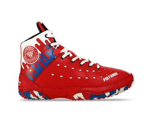 Борцовки обувь для борьбы размер 33-45 FISTRAGE VL-9736 (кожа, низ-нескользящая резина, цвета в ассортименте)