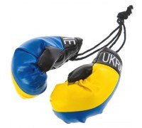 Сувенир-подвеска Перчатки боксерские Украина SP-Sport FB-5028 (PU, р-р10,5х6см, 1уп-6пар,цена за 2шт)