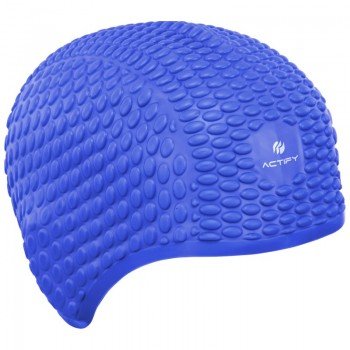 Шапочка для плавания силиконовая на длинные волосы SP-Sport BUBBLE PL-0786 (силикон, цвета в ассортименте)