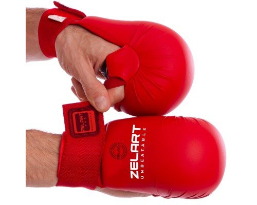 Накладки на руки для карате Zelart BO-7250 (PU, размер XS-L, манжет на резинке, цвета в ассортименте) Replica