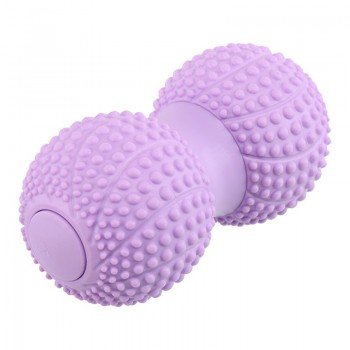 Мяч массажный двойной для МФР и самомассажа Duoball ø6см SP-Sport FI-8740 (PP, размер 12x6см, цвета в ассортименте)