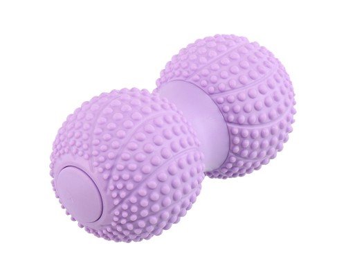 Мяч массажный двойной для МФР и самомассажа Duoball ø6см SP-Sport FI-8740 (PP, размер 12x6см, цвета в ассортименте)