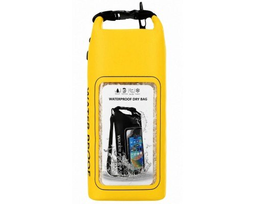 Гермомешок водонепроницаемый с прозрачным окном для телефона SP-Sport Waterproof Bag 2л TY-7479 (PVC, цвета в ассортименте)