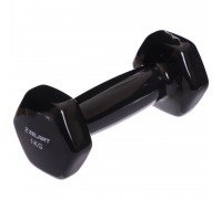 Гантель для фитнеса виниловая 1штука Zelart TA-2777-1 (1x1кг) (MD2016-1) (цена за 1шт, цвета в ассортименте)