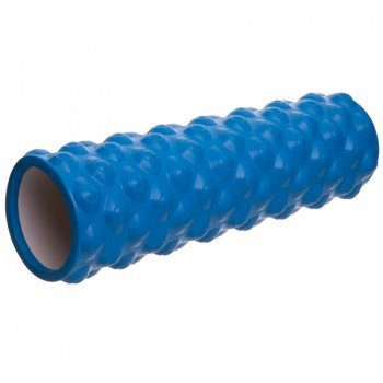 Роллер массажный цилиндр (ролик мфр) 45см Grid Bubble Roller EVA SP-Sport FI-6672-BUBBLE (d-14см, цвета в ассортименте)
