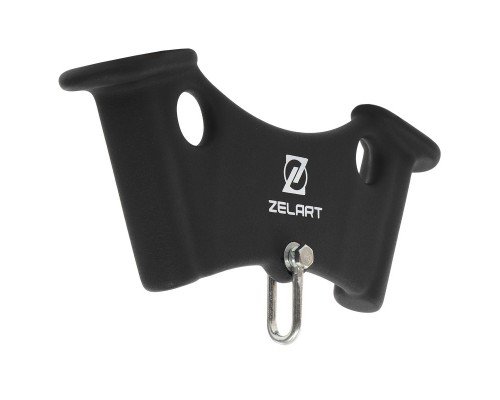 Рукоятка для тяги c узким хватом Triceps Grip нескользящее покрытие Zelart TA-9633 (сталь, 33х12см)