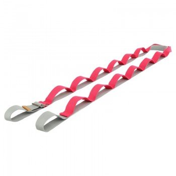 Лента стропа с петлями для растяжки Stretch Strap с дверным якорем SP-Sport PL-1796 (14 петель, полиэстер, размер 310х3,8см, цвета в ассортименте)