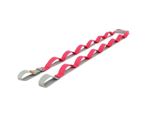 Лента стропа с петлями для растяжки Stretch Strap с дверным якорем SP-Sport PL-1796 (14 петель, полиэстер, размер 310х3,8см, цвета в ассортименте)