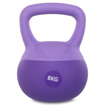 Гиря мягкая SP-Sport SOFT KETTLEBELL FI-0122-8 8кг (верх-PVC+TPR, наполнитель-песок, цвета в ассортименте)