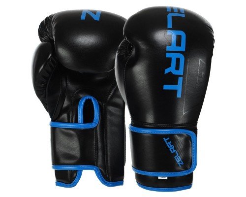 Перчатки боксерские на липучке PU ZELART BO-9056 (р-р 10-14oz, цвета в ассортименте)