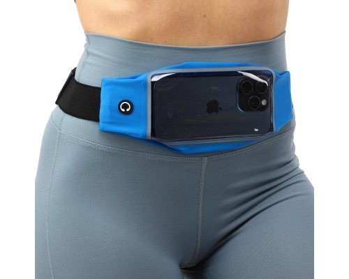Сумка на пояс спортивная для бега с сенсорным экраном RUNNING WAISTPACK SP-Sport GA-506 (26х10см, полиэстер, эластан, цвета в ассортименте)