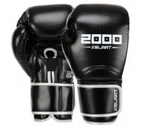 Перчатки боксерские на липучке композитная кожа ZELART BO-3880 (размер 10-14oz, цвета в ассортименте)