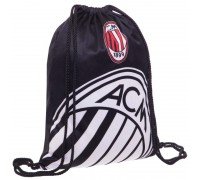 Рюкзак-мешок SP-Sport GA-4433-4 AC MILAN (полиэстер,нейлон, р-р 37х46см, черный-белый)