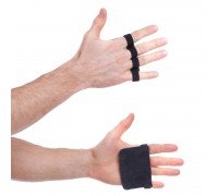 Накладки атлетические нескользящие Грипад GRIPAD WorkOut SP-Sport V503 (кожа, черный)