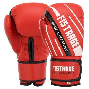 Перчатки боксерские на липучке PVC FISTRAGE VL-5119 (размер 10-14oz, цвета в ассортименте)