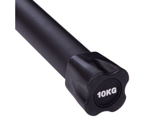Бодибар Body Bar Zelart FI-1251-10 10кг (l-1,22м, d-40мм, металл, неопрен, PU)