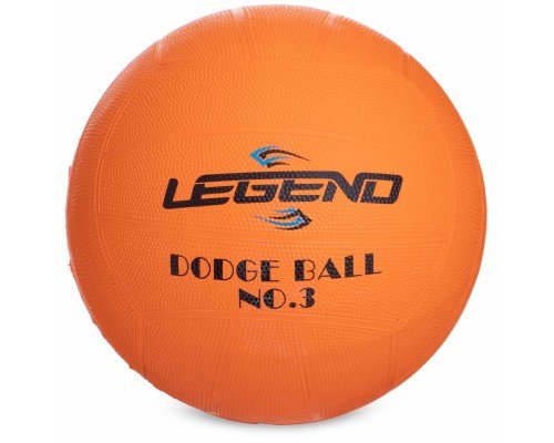 Мяч резиновый Dodgeball для игры в вышибалу Zelart №3 DB-3284 (резина, цвета в ассортименте)