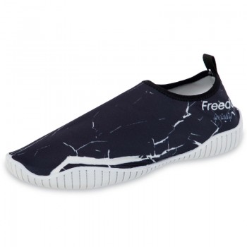 Аквашузы аквасоки коралловые тапочки обувь для пляжа и кораллов SP-Sport ZS002 (полиэстер, резина,размер 36-45, черный-белый)