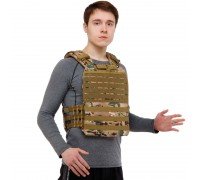 Плитоноска жилет тактический с системой быстрого сброса TACTICAL VEST Zelart TA-0900 10кг (900D oxford Оксфорд, метал. пластины, цвета в ассортименте)