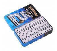 Домино настольная игра в железной подарочной коробке 28 костей SP-Sport 4010A (кости-пластик,h-см, р-р см)