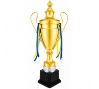 Кубок спортивный наградной SP-Sport Advantage 2402B (пластик, h-56см, b-26см, d чаши-15см,золото)