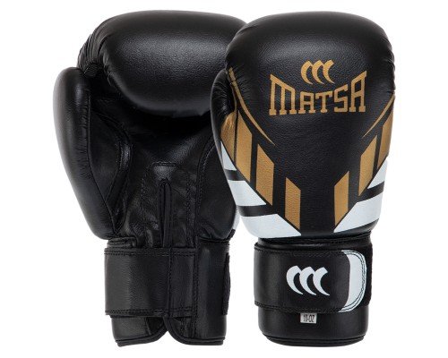 Перчатки боксерские на липучке PVC ЮНИОР MATSA MA-7757 (размер 4-14oz, цвета в ассортименте)