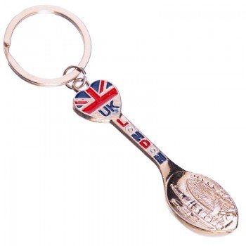 Брелок для ключей SP-Sport Ложка LONDON FB-0756 (металл хром., цена за 1шт)