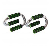 Упоры для отжиманий 2штуки SP-Sport FI-3971 PUSH-UP BAR (металл,ручка неопрен, р-р 11x21см)