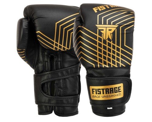 Перчатки боксерские на липучке PU FISTRAGE VL-5557 (размер 10-14oz, цвета в ассортименте)