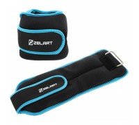 Утяжелители-манжеты для рук и ног Zelart FI-5732-4 (2 x 2кг) (верх-лайкра, металлические шарики, цвета в ассортименте)