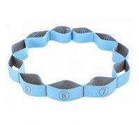 Лента эластичная с петлями для растяжки ленточный эспандер Elastiband SP-Sport FI-8667 (полиэстер, эластан, размер 90см, цвета в ассортименте)