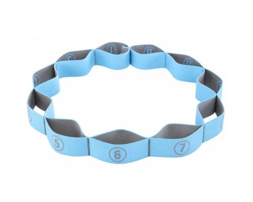 Лента эластичная с петлями для растяжки ленточный эспандер Elastiband SP-Sport FI-8667 (полиэстер, эластан, размер 90см, цвета в ассортименте)