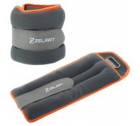 Утяжелители-манжеты для рук и ног Zelart FI-5733-4 (2 x 2кг) (верх-неопрен, металлические шарики, цвета в ассортименте)