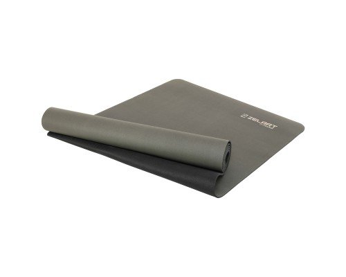 Коврик для фитнеса и спорта PU резина двухслойный 4,5мм Zelart FI-4903 (PU, RB, размер 183x68x0,45см, цвета в ассортименте)