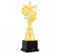 Фигура наградная эмблемоноситель SP-Sport Звезды YK638C (пластик, h-25см, b-8см, золото)