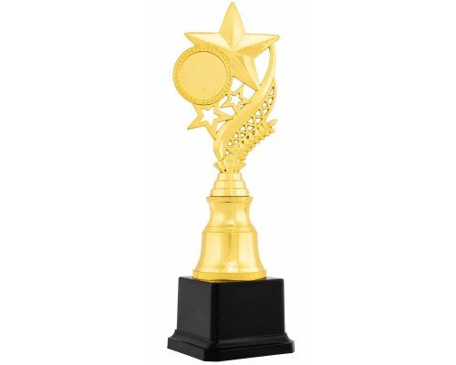 Фигура наградная эмблемоноситель SP-Sport Звезды YK638C (пластик, h-25см, b-8см, золото)