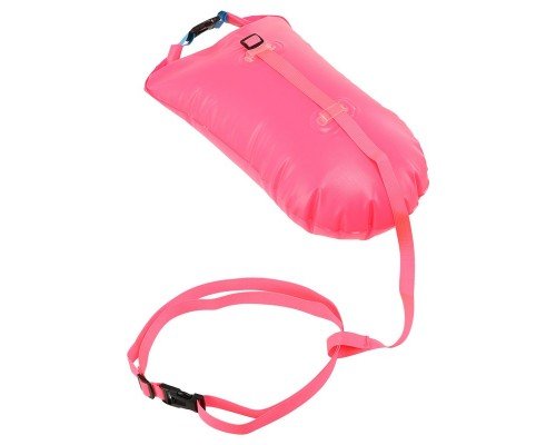 Сигнальный надувной буй для плавания на открытой воде с поясным ремнем Swim buoy SP-Sport 5555-12L DRY BAG (объем 12л, PP, цвета в ассортименте)