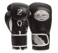 Перчатки боксерские на липучке PU Zelart BO-1361 (размер 10-14oz, цвета в ассортименте)
