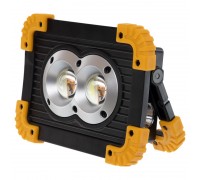 Прожектор светодиодный X-BALOG LL-802 (пластик, СОВ, р-р 16x11,5x4,5см, черный-желтый)