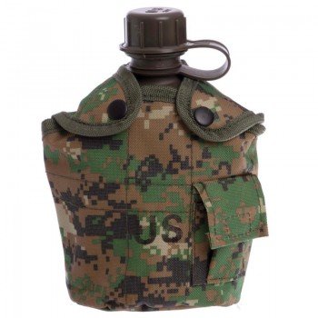 Фляга с котелком V-1л в чехле SP-Sport TY-4834 (пластик, чехол цвета в ассортименте)