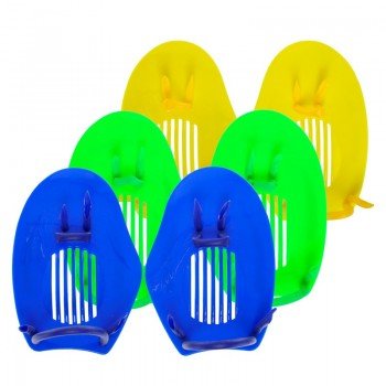 Лопатки для плавания ласты для рук SP-Sport PL-6930 (пластик, резина, PVC чехол, цвета в ассортименте)