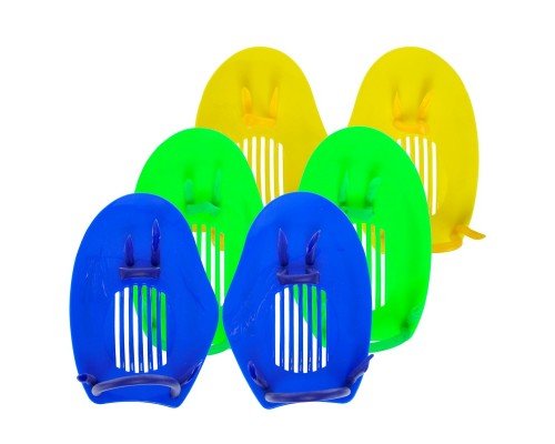 Лопатки для плавания ласты для рук SP-Sport PL-6930 (пластик, резина, PVC чехол, цвета в ассортименте)