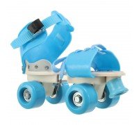 Ролики квады раздвижные учебные для самых маленьких детей SP-Sport SK-0102 (пластик, металл, колесо-PU, цвета в ассортименте)