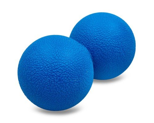 Мяч массажный двойной для МФР и самомассажа Duoball ø6см Zelart FI-8234 (TPR, размер 12,5x6см, цвета в ассортименте)