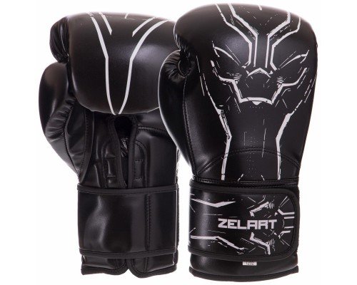 Перчатки боксерские на липучке PU Zelart BO-2889 (размер 10-14oz, цвета в ассортименте)