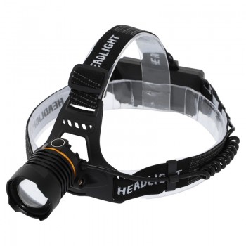 Фонарик налобный X-BALOG BL-8059-2-1-P50 (пластик, LED, на батарейках, черный)