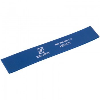 Резинка для упражнений лента сопротивления LOOP BANDS Zelart FI-2596-H (MD1319-H) (латекс, размер 610x50x1,0мм, жесткость H, нагрузка 9-13,6кг, синий)